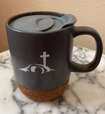 Religious Themed Travel Mug With Cork No Slip Bottom Coffee Mug • $18.50