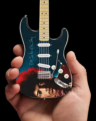 Jimi Hendrix Collectible: Both Sides Of The Sky Mini Fender Strat Guitar Model • $39.99