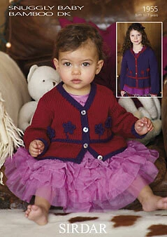 £3.49 • Buy Sirdar Baby Knitting Pattern - Cardigans - 1955 - Snuggly Baby Bamboo DK