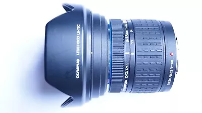 4/3 FIT OLYMPUS 9-18mm F/4 - 5.6 ZOOM Lens + CAPS + HOOD + BOX 9 - 18 Mm • £229.99