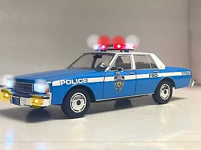 £134.99 • Buy NYPD POLICE 1987 Chevy Caprice New York Police Department WORKING LIGHTS