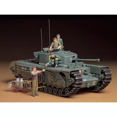 Tamiya 1/35 Military Miniature British Infantry Tank Mk.IV Churchill MkVII 35210 • $19.99