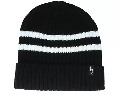 ALPINESTARS ROLLER BEANIE Black White AS3081505001000 • $24.99