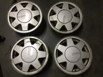 X4VW VOLKSWAGEN JETTA  GOLF WHEEL RIM 4 LUG Rabbit  Mk1 2 Rib Scirocco Cabriolet • $300