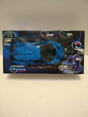 Mindscope Products Turbo Twister Morpher Radio Controlled Car & Robot Blue • $18.95