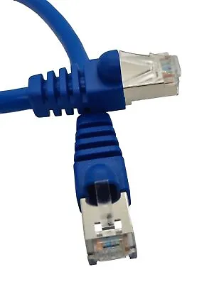 3Ft Cat6A Shielded S/FTP 10Gbps Network Patch Cable • $6.69