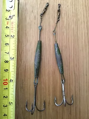 2 Vintage Unusual Bait Mount Lures. • $24.85