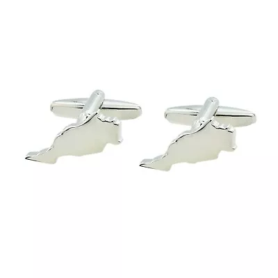 Morocco Outline Map Cufflinks Presented In A Box X2AJ894 • £11.99