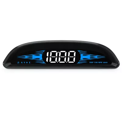 Car Digital GPS Speedometer Head Up Display Overspeed Warning Alarm Compass Time • $28.70