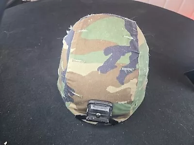 ACH Made W/KEVLAR Ballistic Woodland Camo Military Helmet W/NVG Mount  • $150