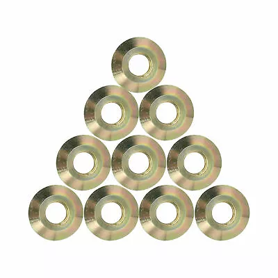 Pool Safety Cover Brass Beauty Collar Disc Rings - 10 Pack - Universal Fit • $13.49