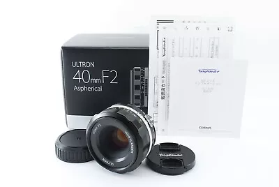 ✨N-MINT✨ Voigtlander 40mm F2 Ultron SL Aspherical Lens For Nikon F JAPAN S383 • $386.28