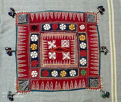 VINTAGE Indian Ethnic Banjara Kutchi Tribal Rabari Handmade Applique Embroidery • $522.50