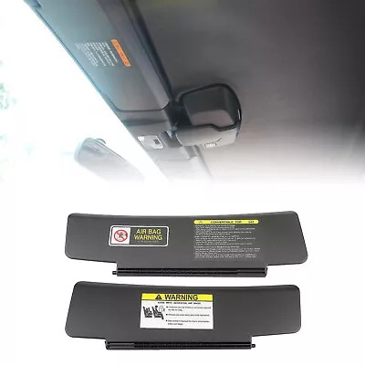 Front Left Right Sun Visor For 2006 2007 2008 2009-2015 Mazda MX-5 Miata Black • $88.89