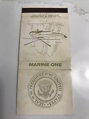 Marine One President Of United States Seal Rare Matchbook Cover • $11.04