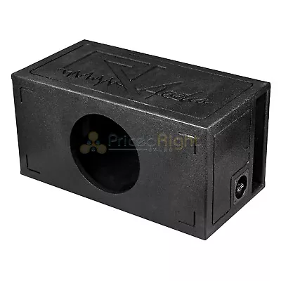 Single 10  Ported Subwoofer Box Bed Liner Coated 3/4  MDF Vented Enclosure • $109.95