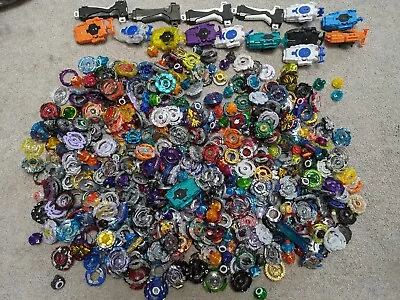 Beyblade Lot Of Takara Tomy Burst Beyblades + String Launcher • $299.99