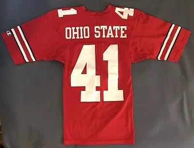 Vintage Champion 80’s Ohio State Buckeyes #41 Football Jersey XS Extra Small • $50