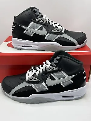 Nike Air Trainer High SC Raiders Black Smoke Grey DZ4405-001 Men's Size NEW • $139.97