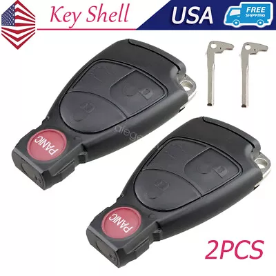 2 For Mercedes Benz C230 C240 C280 C320 C350 Remote Car Key Fob Shell Cover • $14.89