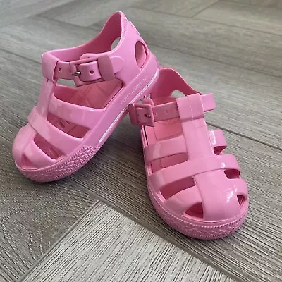 Pink Baby D&G DOLCE & GABBANA SANDALS Jellies EU 21 UK 4.5 Infant • £20