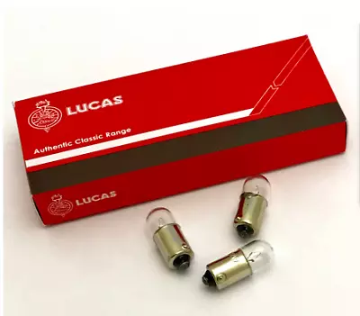 Lucas Classic Motorcycle Smiths Speedo /tacho Bulb 12v 2w Ba9s - Llb288t • £5.50