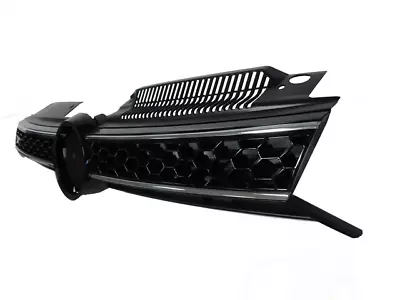 $67.95 • Buy VW Golf GTI MK6 6 Jetta Chrome Hex Mesh Honeycomb Euro Sport Front Grill 10-14