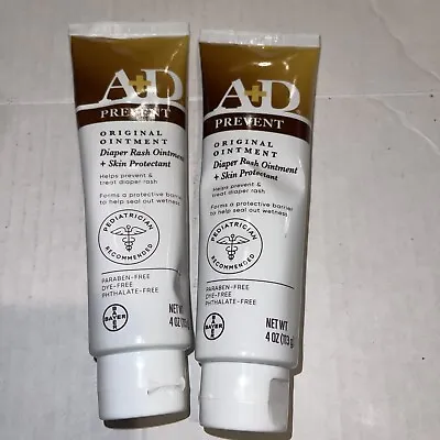 Lot Of 2 A+D Original Ointment Prevent 4 Oz Ea Exp 06/24 • $14.99