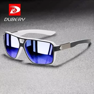 DUBERY Men Sport Polarized Oversize Sunglasses Square Driving Fishing Glasses  • $10.23