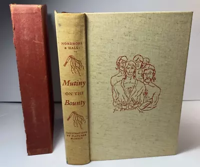 Mutiny On The Bounty By Charles Nordhoff & James Hall -  1947 Hardcover Heritage • $11.95