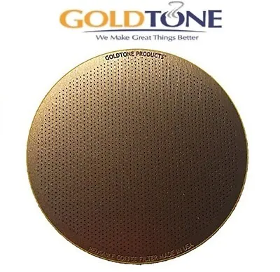 GoldTone Reusable Disk Coffee Filter For Aeropress Coffee Espresso Makers USA • $7.49