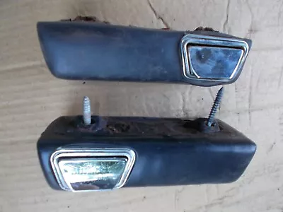 1960s 1970s MOPAR 7 5/8  REAR-SEAT ARMRESTS BLACK COLOR A-BODY B-BODY C-BODY • $35