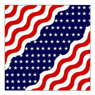 12 Pack USA American Wavy Flag 100% Cotton Bandana 22 X22  America Best Bandanna • $29.88