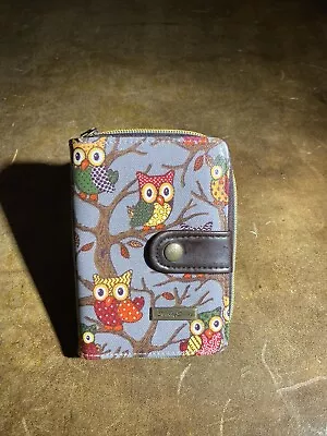 £4.99 • Buy Classic Swanky Swans Owl Tree Purse.