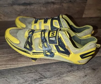 Rare Mavic Ergoride Yellow Cycling Shoes Size 8.5 • $19.99