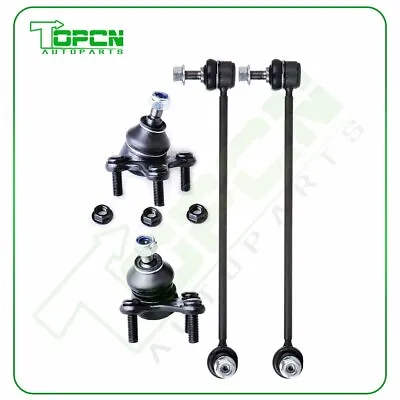 Steering Set 4Pcs Front Lower Ball Joint Sway Bar Link Fits Volkswagen & Audi • $38.09