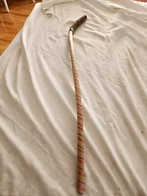 Folk Art Hand-Carved Vintage Wooden Walking Stick / Cane  • $15