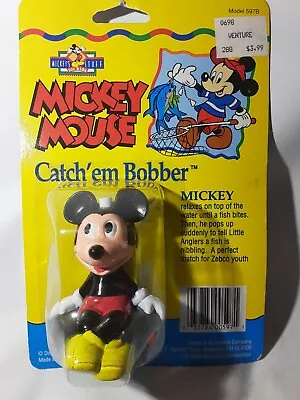 Vtg. 1994 Zebco Mickey Mouse Catch’em Bobber For Fishing Disney Tulsa Ok • $19.99