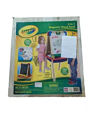 Crayola 3-in-1 Magnetic Wood Easel Vintage - Rare • $99.95