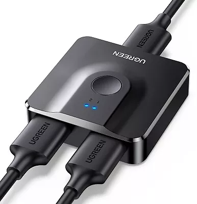 UGREEN HDMI Switch 4K HDMI Splitter Bidirectional 1 In 2 Out Or 2 In 1 Out HDMI • $22.99