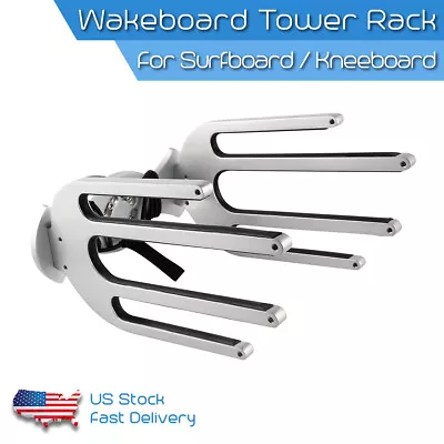 $93.12 • Buy Wakeboard Tower Rack Aluminum Water Ski Knee Board Holder Fit 2  - 2.5  Tower