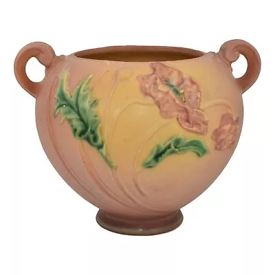 Roseville Poppy Pink 1938 Vintage Art Deco Pottery Ceramic Flower Vase 335-6 • $9.99