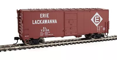 HO Scale - WALTHERS MAINLINE 910-1188 ERIE LACKAWANNA 40' AAR Modernized Boxcar • $54.40