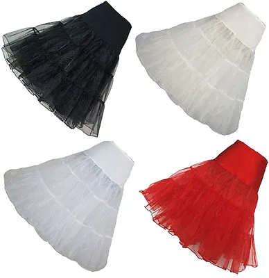 RULTA 26  Retro Underskirt 50s Swing Vintage Petticoat Rockabilly Tutu Skirt M1 • £11.99