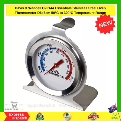 Davis & Waddell Essentials Stainless Steel Oven Thermometer NEW AU • $12.99