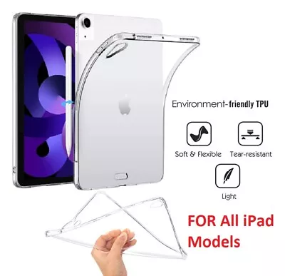 New Apple IPad 9th 8th 7th Gen 10.2 TPU Gel Case Smart Cover 2021/20/19 Mini Air • £5.90