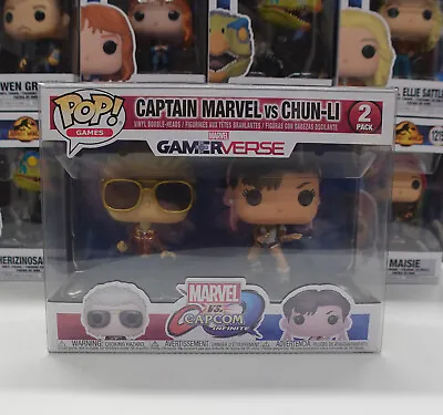 FUNKO POP! MARVEL Vs. CAPCOM INFINITE - CAPTAIN MARVEL Vs CHUN-LI 2 PACK • $25.15