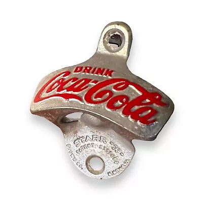 Vintage Coca-Cola Starr-X Brown Co Wall Mount Bottle Opener 2 Germany Metal • $16.95