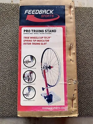 Feedback Sports Pro Wheel Truing Stand Bicycle Repair Road MTB Gravel Bike Disc • $139