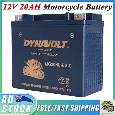 MG20HL-BS-C YTX20L-BS 12V 20Ah Battery For ATV Buggy Motorcycle Dirt Pit Bike • $134.13